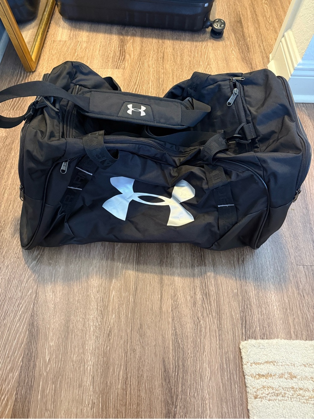 Under Armour Black Duffel Bag with Yuengling Logo